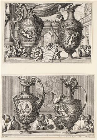 Jean Le Pautre (1618- 1682): VASES OU BURETTES À LA ROMAINE