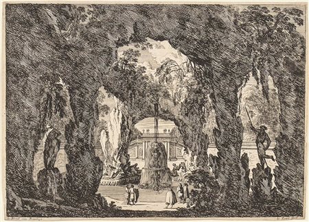 Jean Le Pautre (1618- 1682): GROTTE E GIARDINI