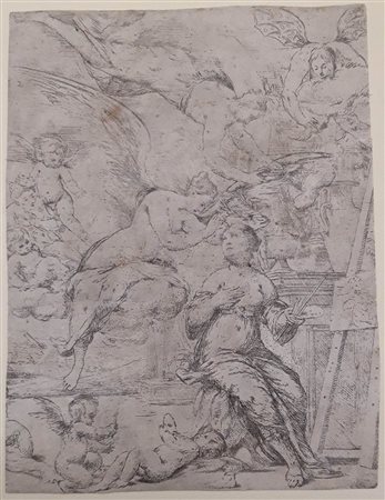 Giuseppe Diamantini (1621-1705): ALLEGORIA DELLA PITTURA, C. 1690  