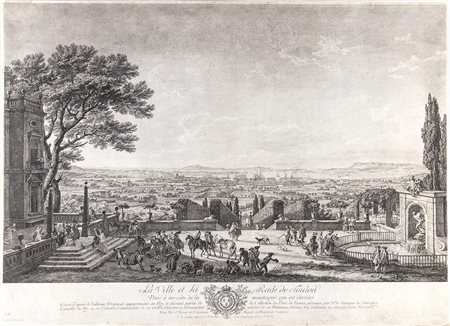 Jacques-Philippe Le Bas (1707-1783) e Charles-Nicolas Cochin (1715-1790) 
da Claude Joseph Vernet (1714-1789) : LA VILLE ET LA RADE DE TOULON, C. 1760