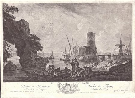 Jacques Aliamt (1726-1788) da Claude Joseph Vernet (1714-1788): LE CALME
