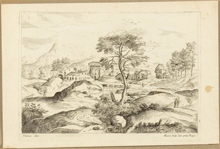 Jean Baptiste Massé (1687-1767) da Tiziano: PAESAGGIO