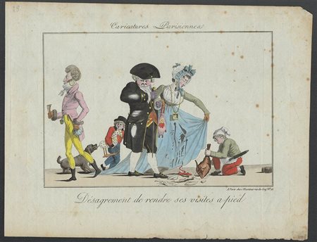 Aaron Martinet (1762-1841): DÉSAGREMENT DE RENDRE SES VISITES A PIED