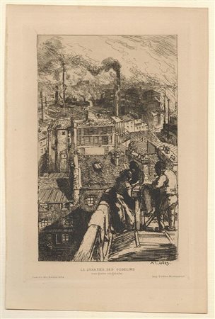 Auguste Lepère (1849-1918): LE QUARTIER DES GOBELINS