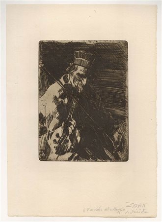 Anders Zorn (1860-1920): VIOLINISTA