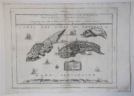 Vincenzo Maria Coronelli (1650-1718): ISOLE TREMITI GIÀ DETTE INSULAE DIOMEDAE..
