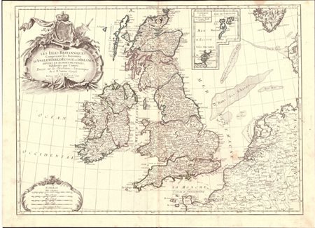 Robert Janvier: LES ISLES BRITANNIQUES, 1776
