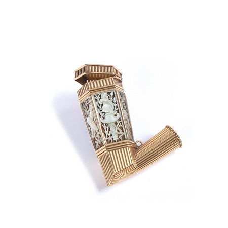 Pipa in oro e madreperla, Parigi 1819 – 1838