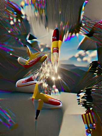 3Magnas “Metaverse Reality of an Airplane mixed with Sport Shoes”