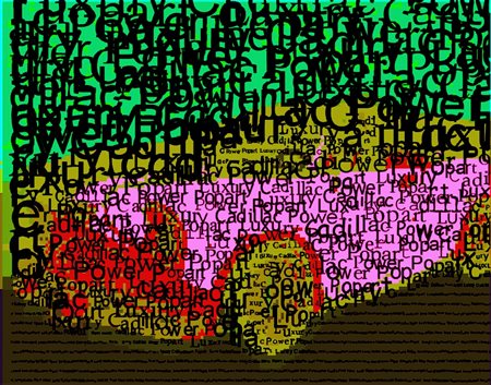 Ascii PopArt “The Cadillac”