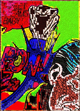 Ascii PopArt “Sweet Dreams Uppercut...AKA Pow!”