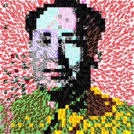 Ascii PopArt “Mao #4”