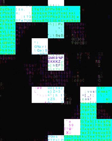 Ascii PopArt “Jacqueline (Jackie) K. O.”