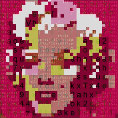 Ascii PopArt “Marilyn M #3”