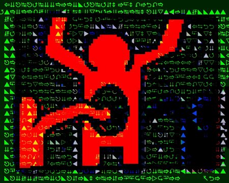 Ascii PopArt “POP SHOP Variations in Black”