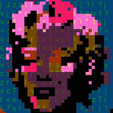 Ascii PopArt “Marilyn M #2”