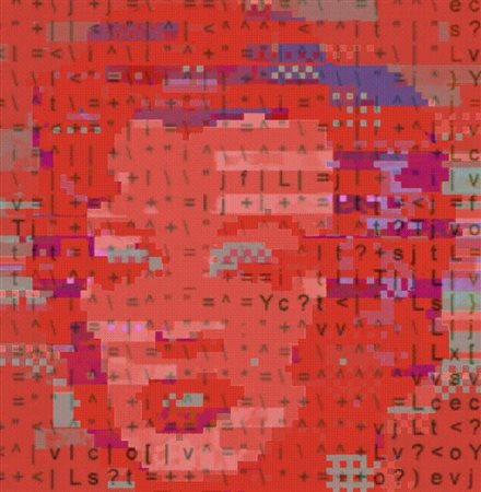 Ascii PopArt ”Marilyn M #9”