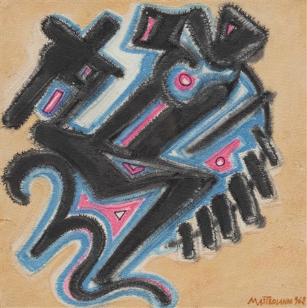 UMBERTO MASTROIANNI Senza titolo, 1962