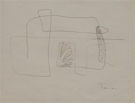 LUCIO FONTANA Senza titolo