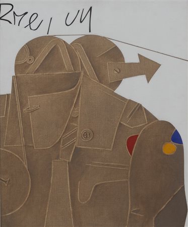 EMILIO TADINI Ritratto di Breton, 1976