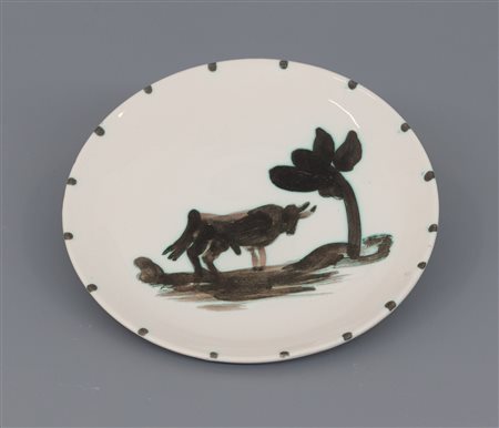 PABLO PICASSO Toro sotto l'albero, 1952