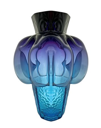 Veart (Venezia)  - Vaso in vetro di Murano di forma composita