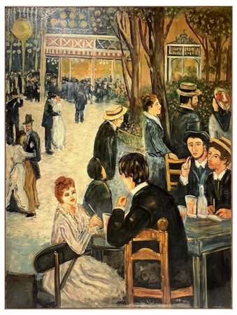 Da Renoir, copia de il "Bal au Moulin de la Galette", 20th century