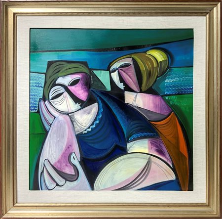 Vittorio Maria Di Carlo (Gargano 1939-Gargano 2015)  - Donne (informale)