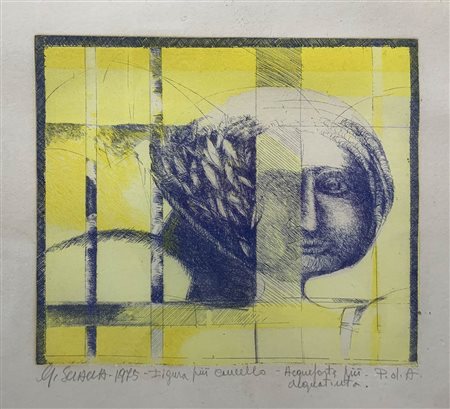 Giuseppe  Sciacca (Santa Tecla  1940)  - Figura più cancello, 1975