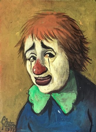 Gianfranco Antoni (Firenze 1925-Firenze 1994)  - Volto di Clown, 1977