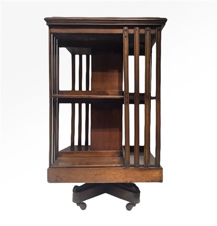 Libreria quadrata girevole