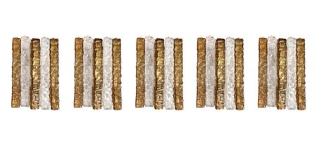 Gruppo di N° 5 appliques nello stile Venini