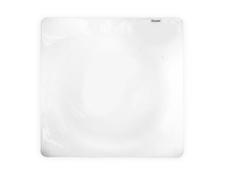 Guzzini (1912)  - Lampada a plafone con struttura in perspex bianco e metallo laccato, 60's