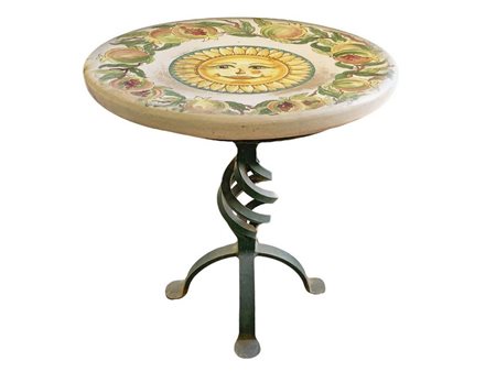 Tavolo basso in pietra lavica , 20th century