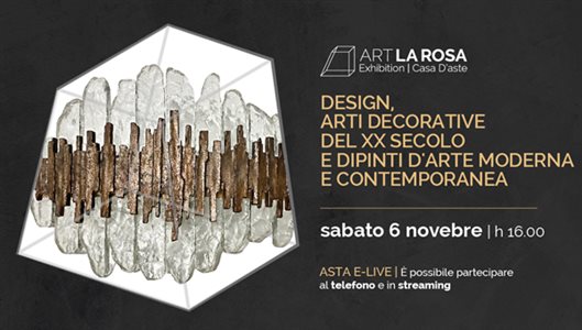 ASTA N.24 Design, Art Decorative del XX secolo e Dipinti d'arte moderna e contemporanea