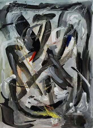 Dalila Crotti NUBILE tecnica mista su carta, cm 43x31 sul retro: firma,...