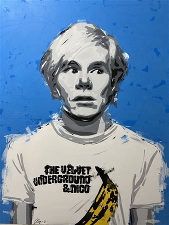 JENNY UNGARO, Andy Warhol wears Andy Warhol, 2021