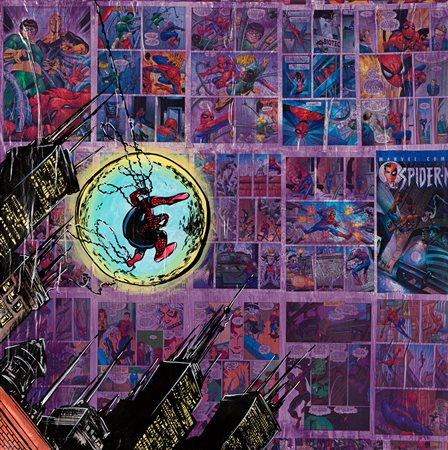 ELLE ZETA (1988) - Spider man in the night, 2021