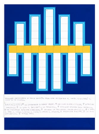 RINO SERNAGLIA (1936) - Organo enigmatico, 1981