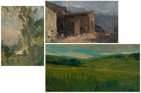 CARLO OSTROGOVICH (1884-1962) - Lotto unico composto da 3 opere