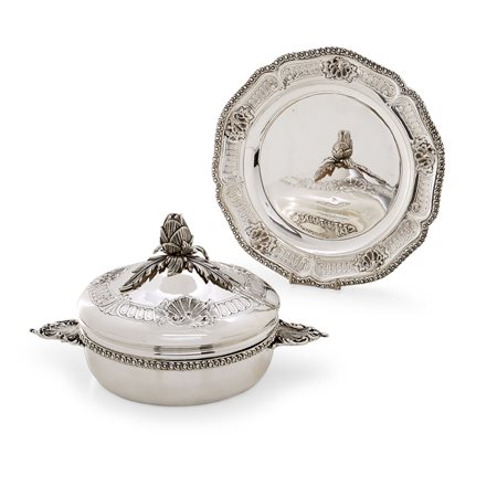 Lotto di due argenti 925, Italia, XX secolo