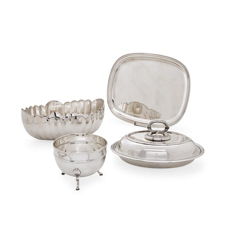 Lotto di quattro argenti