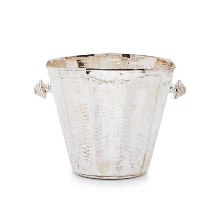 Secchiello porta ghiaccio in argento, Italia, XX secolo