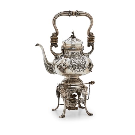 Samovar in argento, Italia, XX secolo