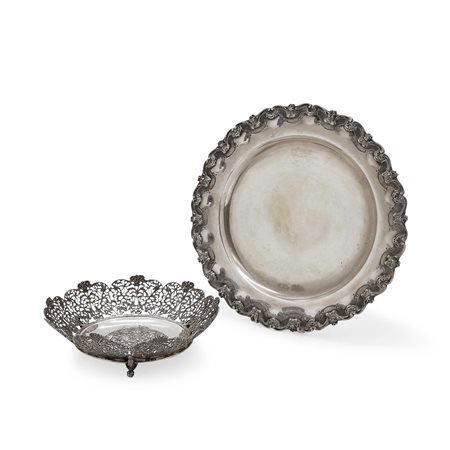 Lotto di due argenti, Italia, XX secolo