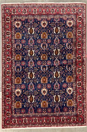 Tappeto Tabriz, Persia, secolo XX. Decoro all over con piccoli medaglioncini po