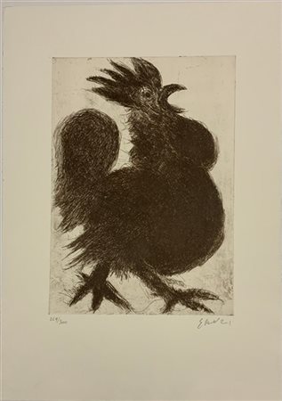 Piero Gauli "Gallo" 2008
acquaforte
(lastra cm 45,5x33; foglio cm 69,5x50)
firma