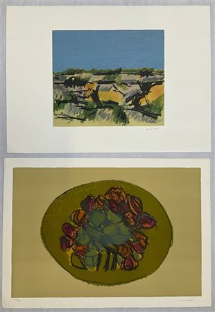 Ennio Morlotti Lotto composto da tre litografie di soggetti diversi
misure diver