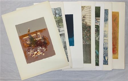 Lotto composto da numerose litografie a colori, di soggetti, misure e autori di