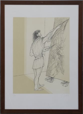 Fabrizio Clerici "Senza titolo" 
litografia a colori
cm 70x50
firmata e numerata